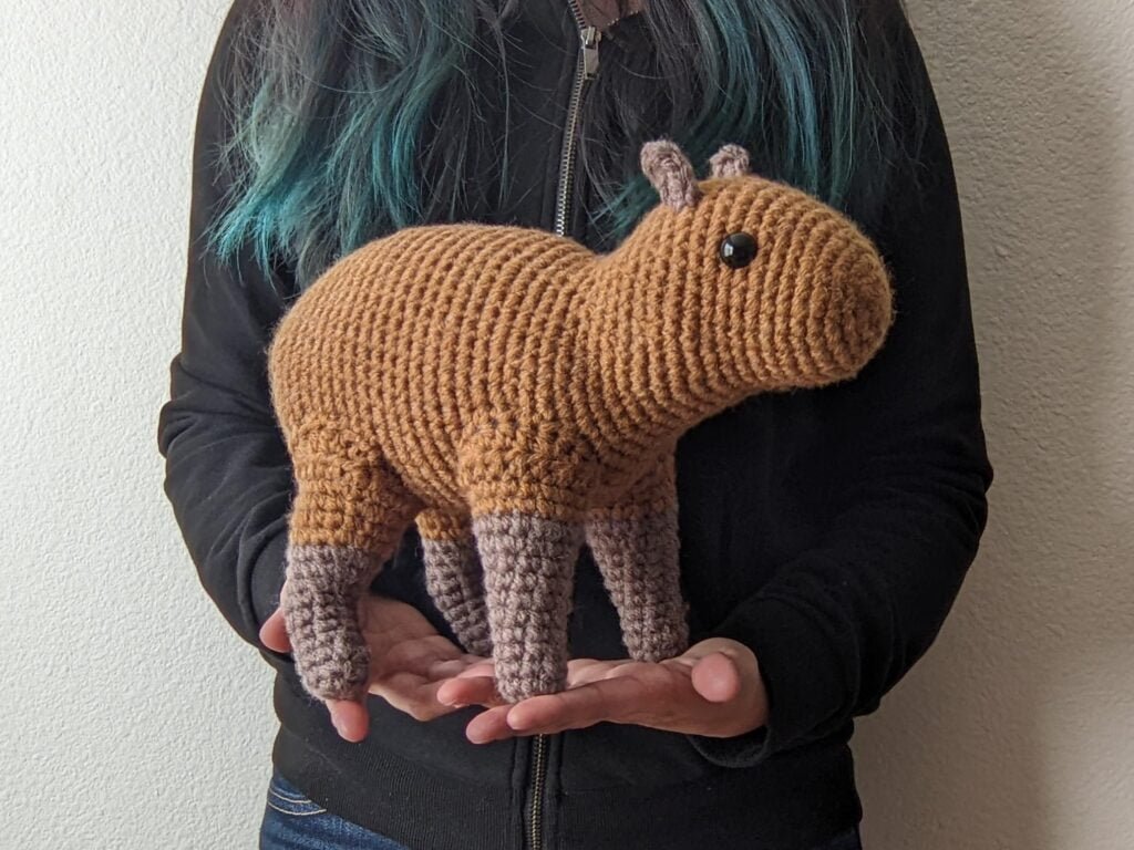 Capybara crochet pattern